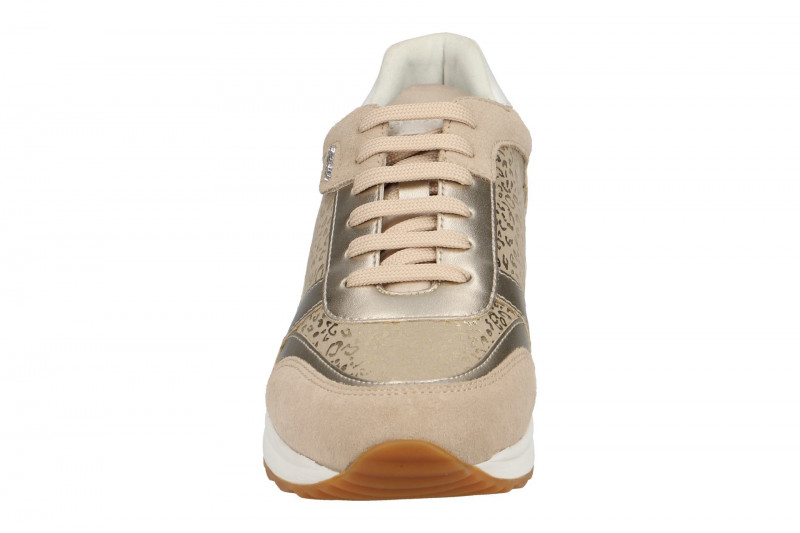 Geox Airell Schuhe beige gold Leo D642SC 0DC22 C6738