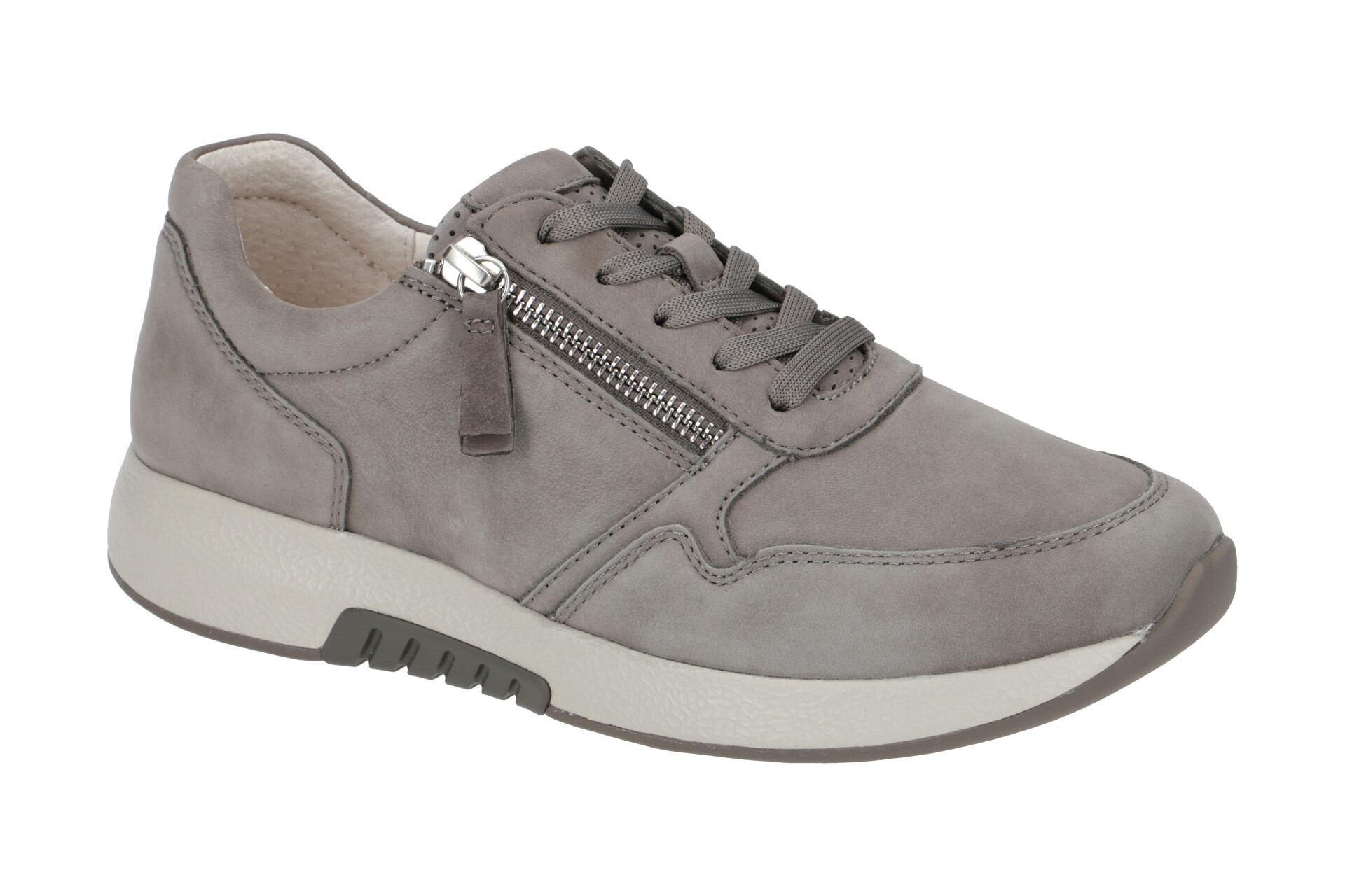 Gabor RollingSoft Schuhe grau Nubuck 46.945.31 Schuhhaus Strauch