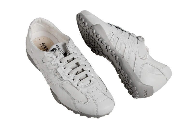 Geox Respira Schuhe Snake L weiß Sneakers