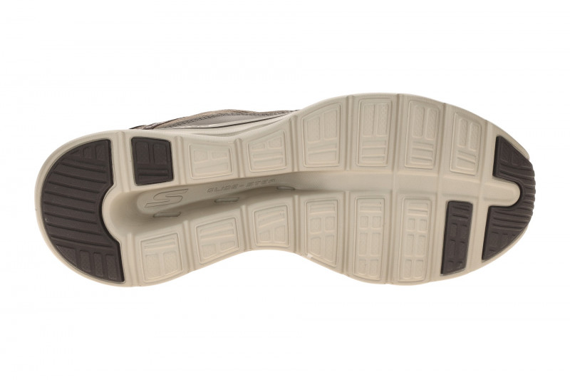 Skechers Go Walk Gliede Step Schuhe taupe braun SLIP-IN 216660