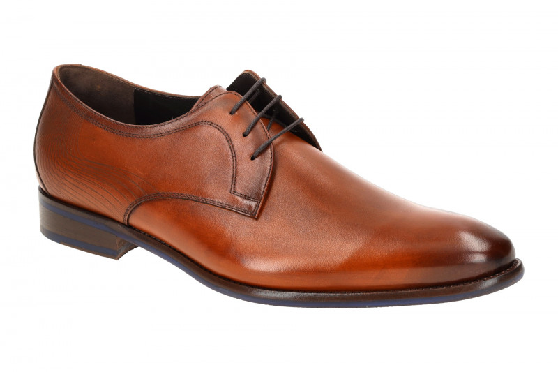 Floris van Bommel De Stapper Schuhe braun cognac classic 30291