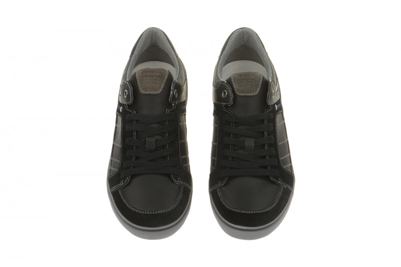 Geox Respira Box F Sneakers in schwarz grau Herrenschuhe