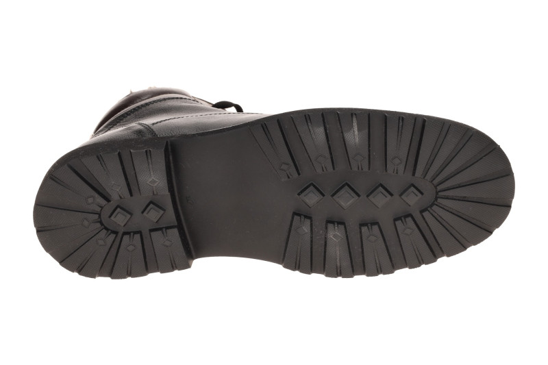 Galizio Torresi Winter Stiefelette schwarz braun Lammfell 325168