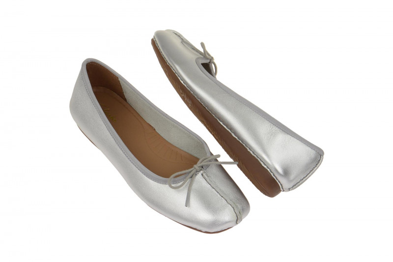 Clarks Freckle Ice Ballerinas silber 26114045 4