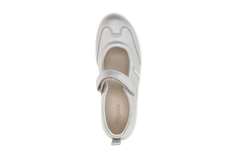 Legero Silence Schuhe Mary-Jane Slipper silber metallic 372