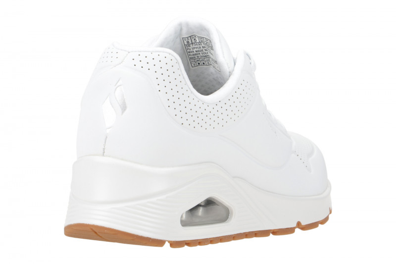 Skechers Uno Schuhe weiß braun Damen Sneakers 73690