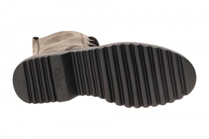 Gabor comfort Stiefelette grau Velour 72.755.30