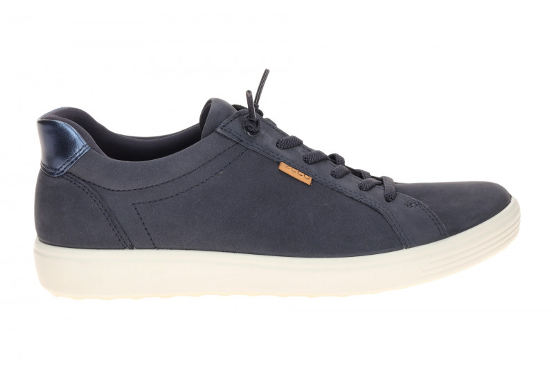 Ecco Soft 7 Schuhe Slipper blau Easy Slip Gummizug 490583