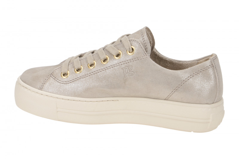 Paul Green Sneaker Schuhe grau metallic 4790