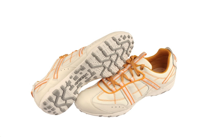 Geox Respira Freccia Schuhe weiß orange
