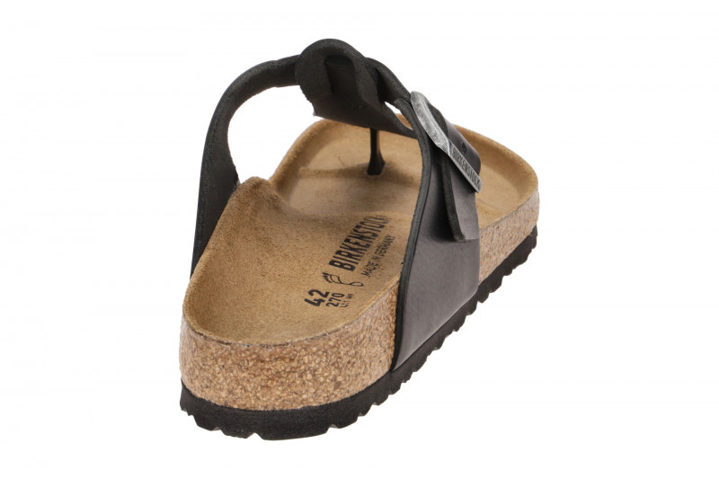 Birkenstock Medina Pantolette schwarz Leder Normal-Weit 1022770