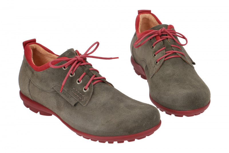 Think Kong Schuhe grau rot 6-86657-21