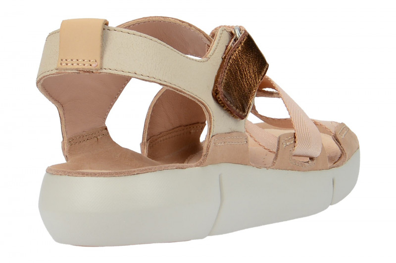 Clarks Damen Sandale TriClover beige rosa