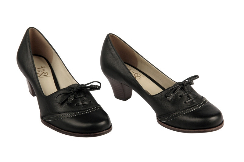 Clarks Ashill Bombay Pumps schwarz Glattleder
