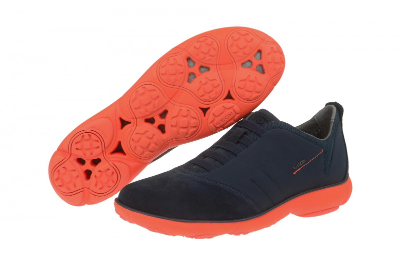 Geox Nebula Schuhe blau Sohle orange
