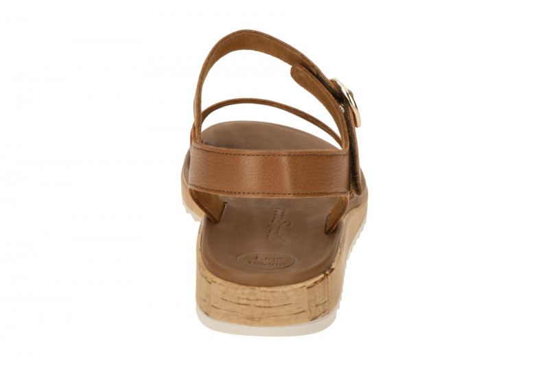 Paul Green Sandale braun cognac Klett 7134