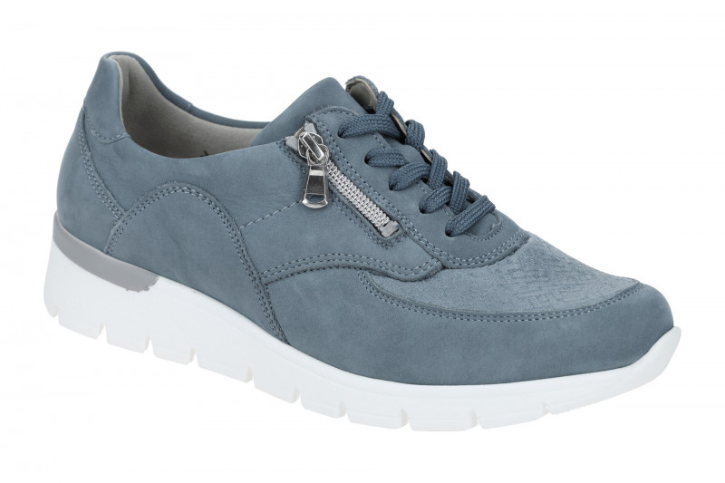 Waldläufer Ramona Schuhe blau denim K-Weite OrthoTritt 626K02