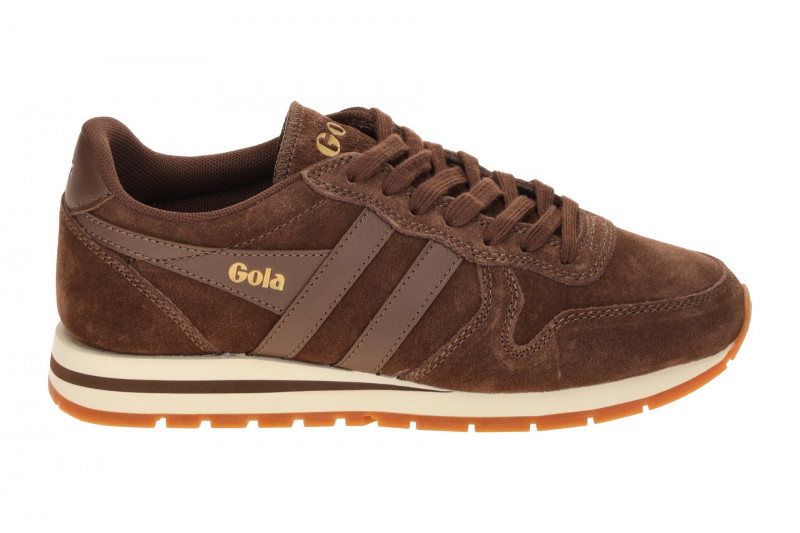 Gola Daytona Schuhe Sneakers braun Damen Velour CLB910DT
