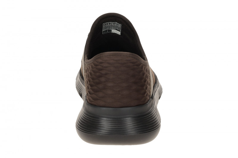 Skechers Garza Slipper Schuhe braun Hands Free 205046