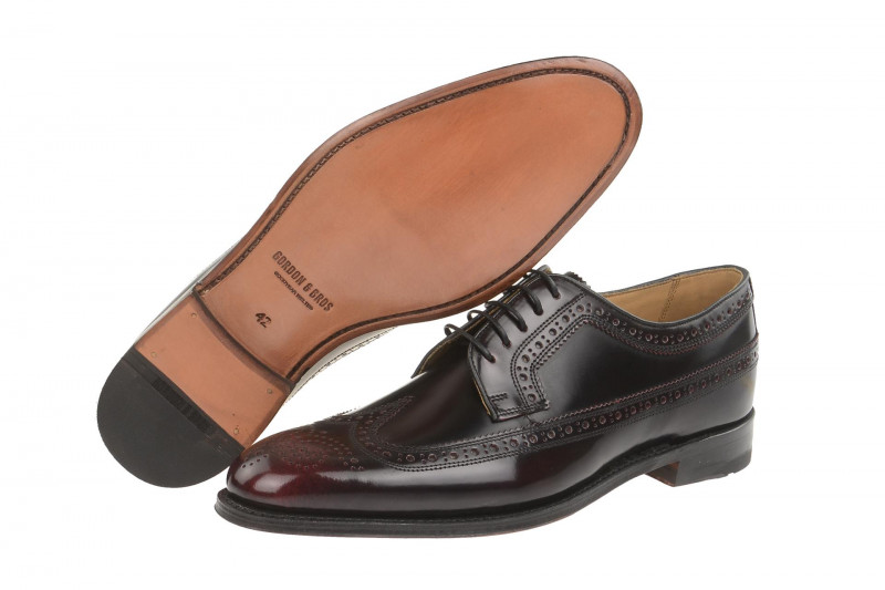 Gordon & Bros Ken Schuhe rot burgundy 5131-B