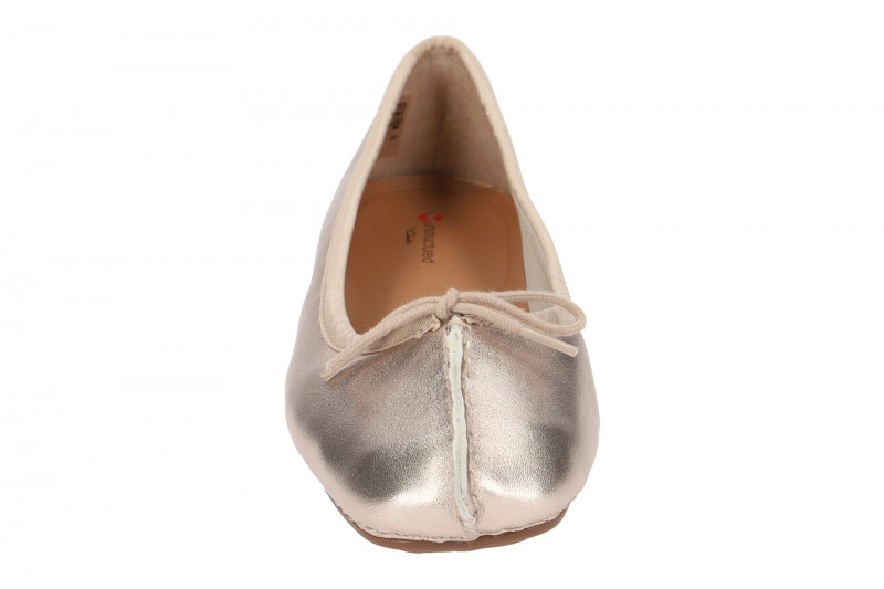 Clarks Freckle Ice Ballerinas gold metallic