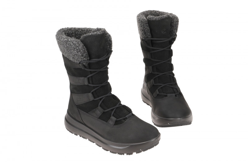 Ecco Solice Winter Stiefel schwarz Primaloft Waterproof 420213