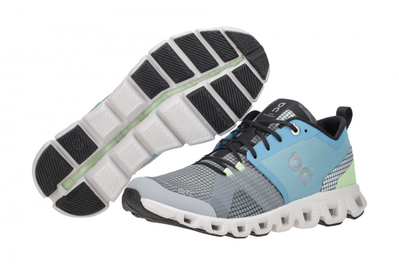 on Cloud X Shift Schuhe blau weiß Damen Sport 38.98939