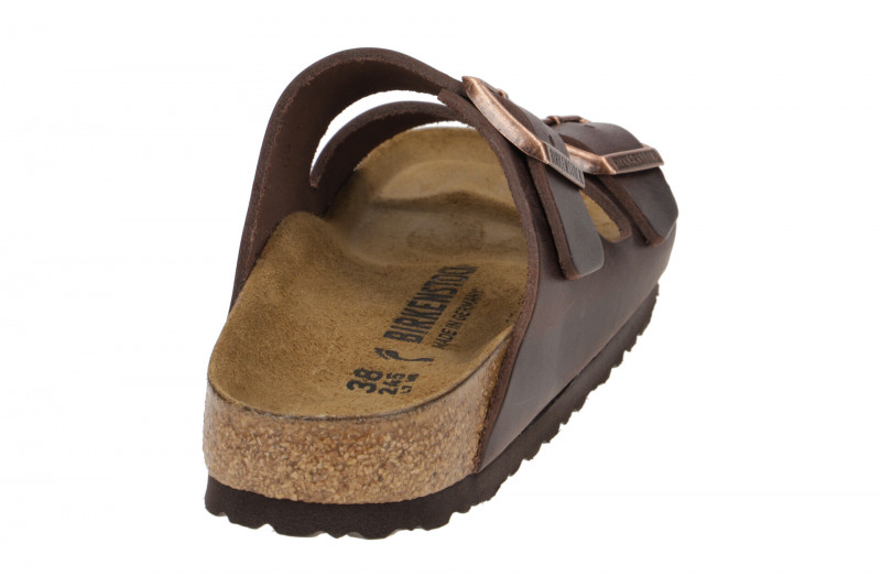 Birkenstock Arizona BS Pantolette braun habana Schmal 52533