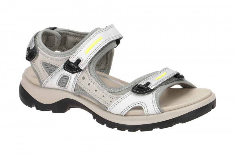 Ecco Offroad Damen Sandale grau silber multi