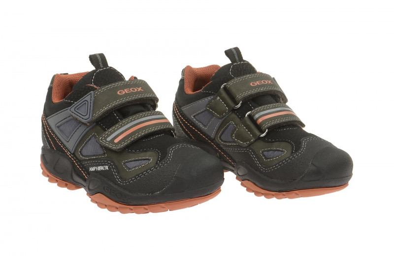 Geox Respira Jungen Schuhe Savage ABX in schwarz Amphibiox