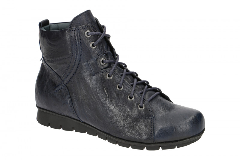 Think Menscha Stiefel blau navy