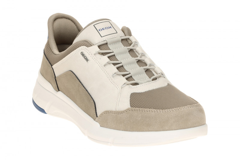 Geox Vittour Sneaker Schuhe taupe grau FASTin U659KA