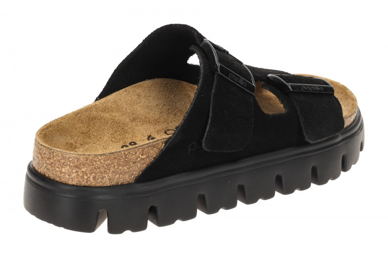Birkenstock Arizona Papillio Chunky Pantolette schwarz SCHMAL 1028403