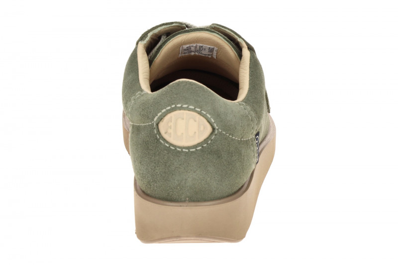 Ecco Joke Schuhe grün olive Mokassin 320003