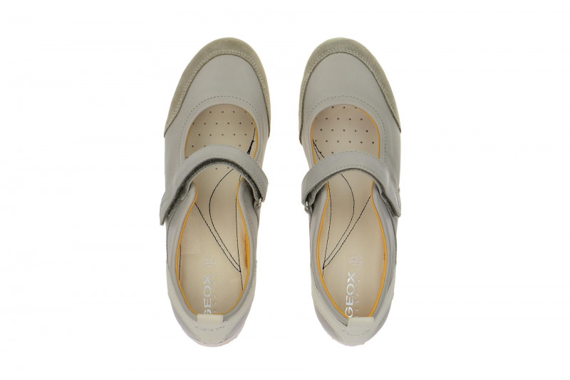 Geox Vega Ballerina grau Mary-Jane D3202B 04322 C1006