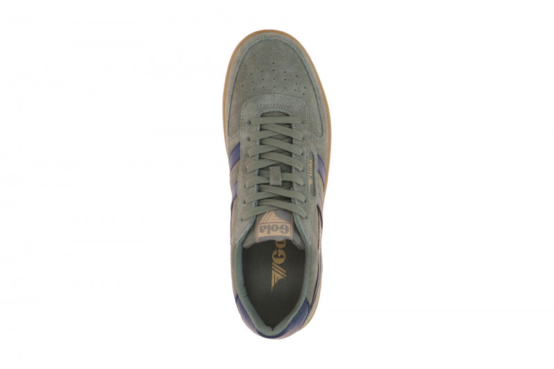 Gola Schuhe Hawk Sneakers grau blau Suede CMB571