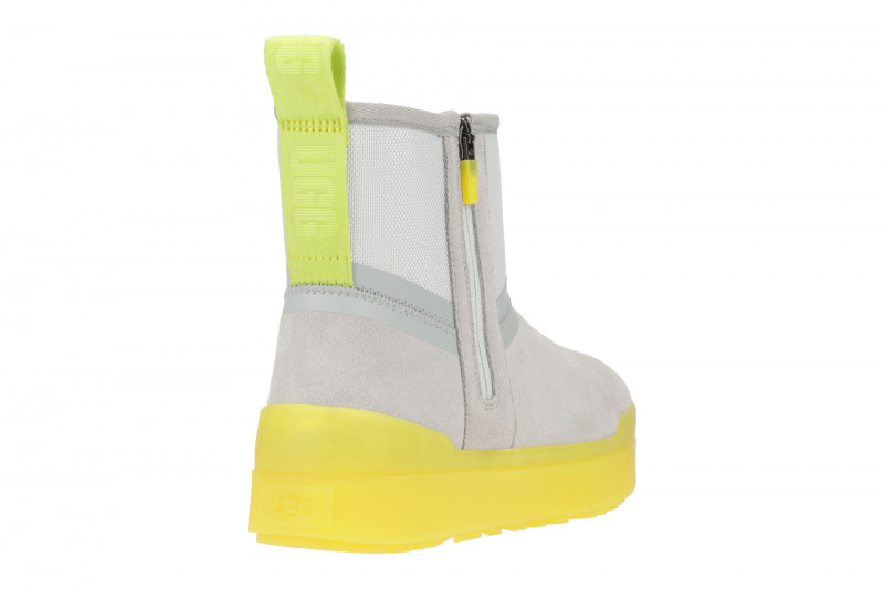 UGG Classic Tech Mini Stiefel Boots grau gelb