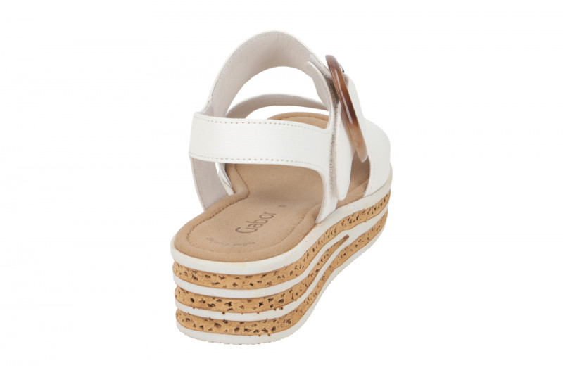 Gabor Fashion Sandalen weiß Nappa 84.550.20