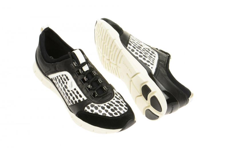 Geox Sukie Schuhe schwarz weiß D52F2B