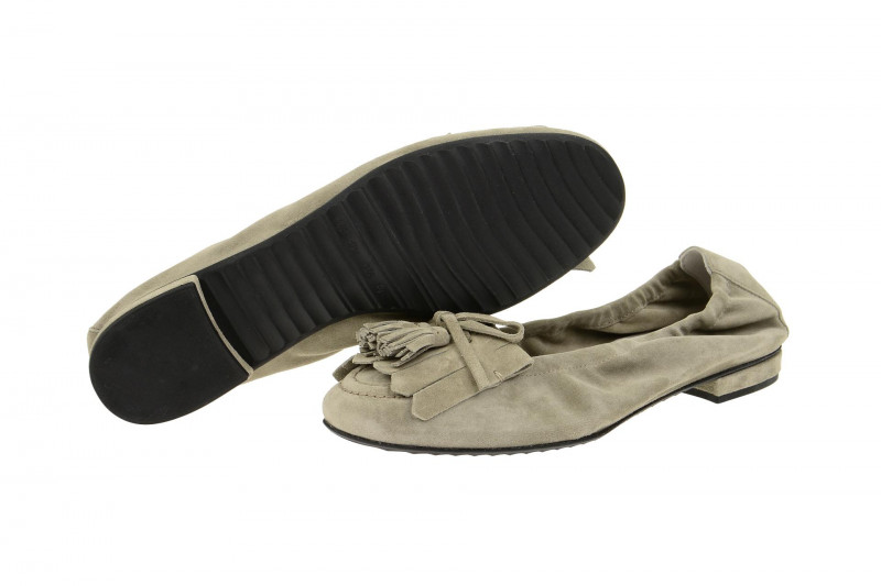 K+S Malu Ballerina grau natur Slipper - 31-91350-444