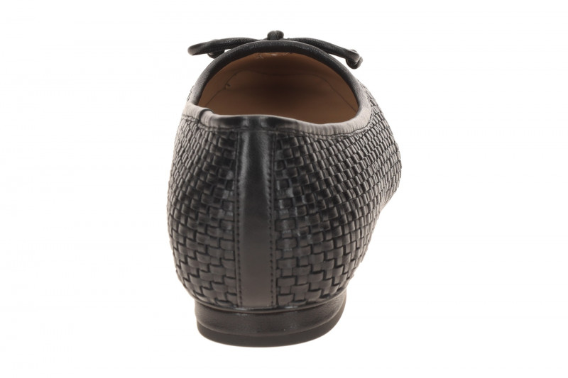 Peter Kaiser Ballerina schwarz Nappa geflochten 72182