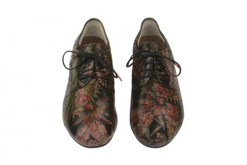 Think Guad Schuhe schwarz Blumen 7-87270-09