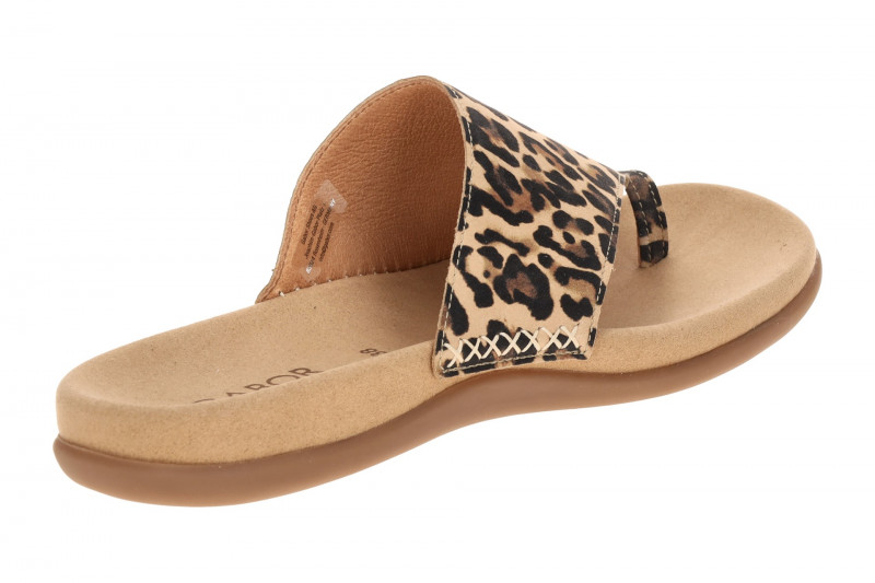 Gabor Zehentrenner Pantolette braun Luchs 83.700.32