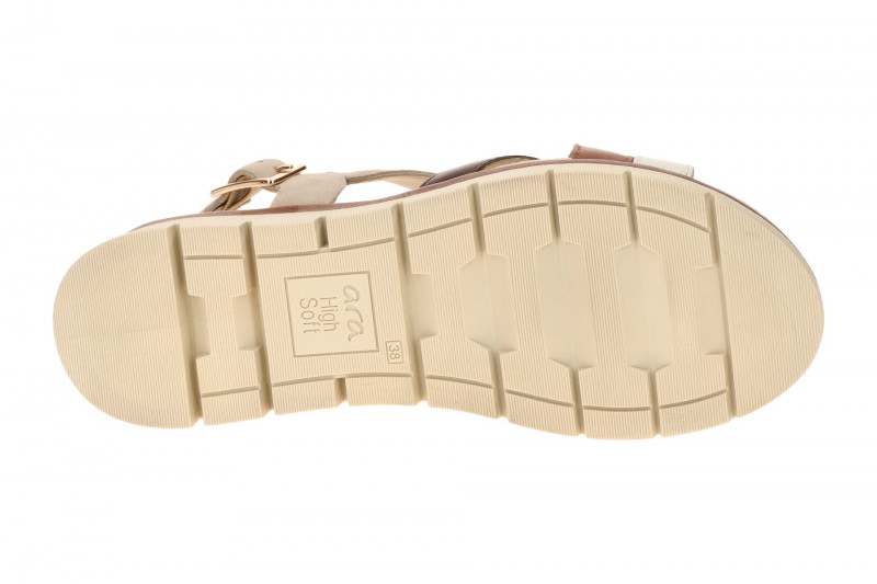 ara Cambridge Sandale grau braun Kreuzriemchen 12-26508