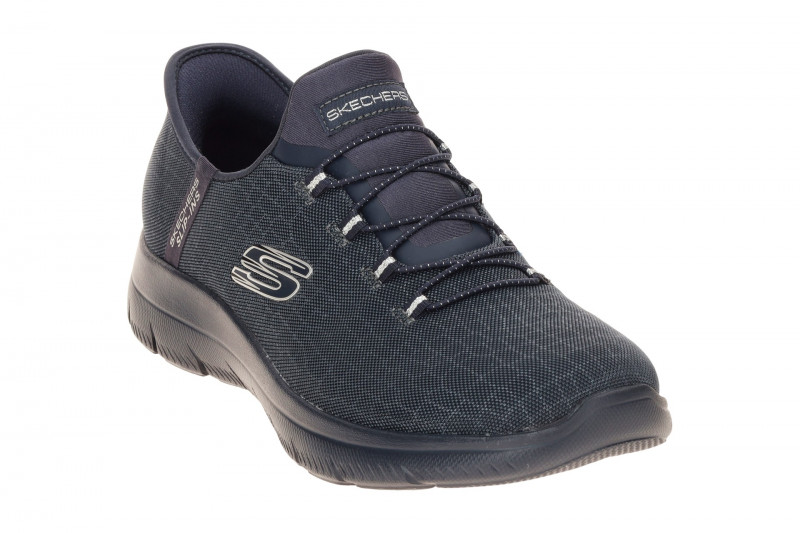 Skechers Summits Schuhe blau Glitzer SLIP-INS 150128