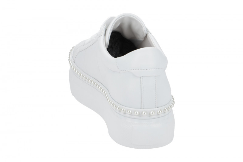 K&S Nano Pearl Sneaker Schuhe weiß Perlen