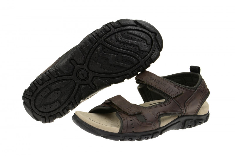 Geox Strada Sandale braun coffee U4224A