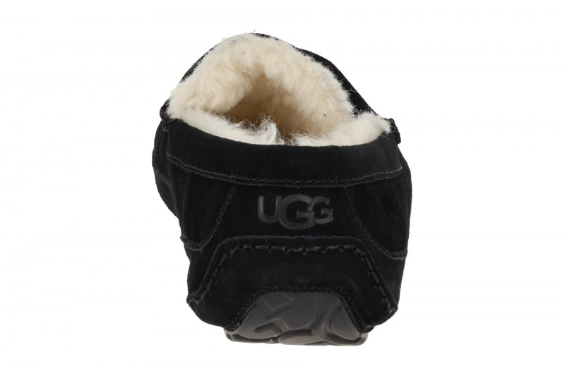 UGG Ascot Mokassin Schuhe schwarz 1101110