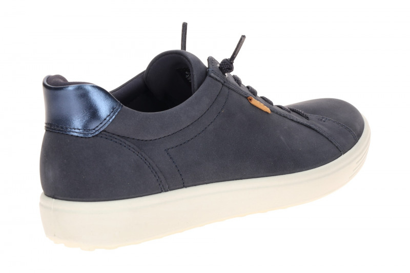Ecco Soft 7 Schuhe Slipper blau Easy Slip Gummizug 490583