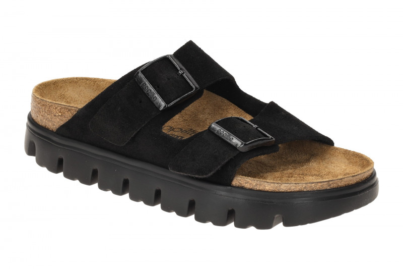 Birkenstock Arizona Papillio Chunky Pantolette schwarz SCHMAL 1028403
